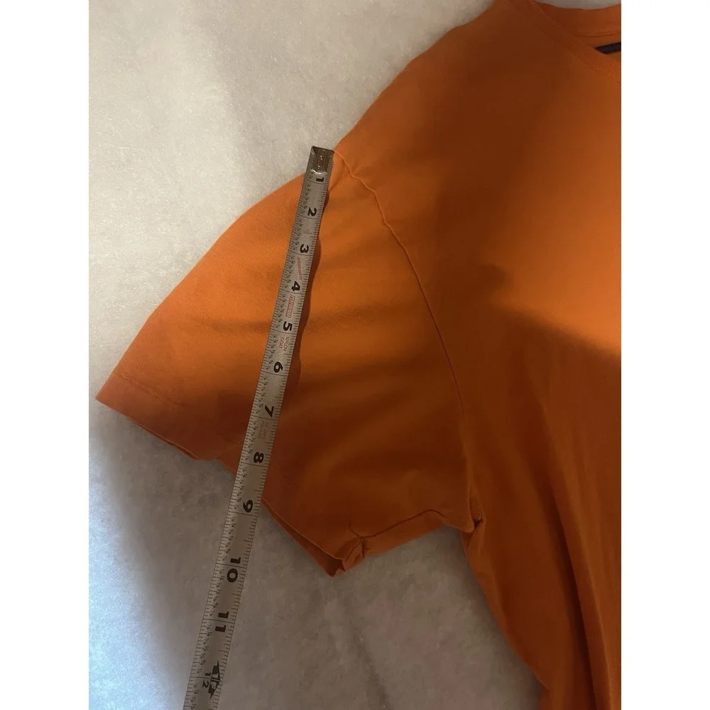 Polo Ralph Lauren Short Sleeve Shirt Size XL Orange 100% Cotton Crew Neck